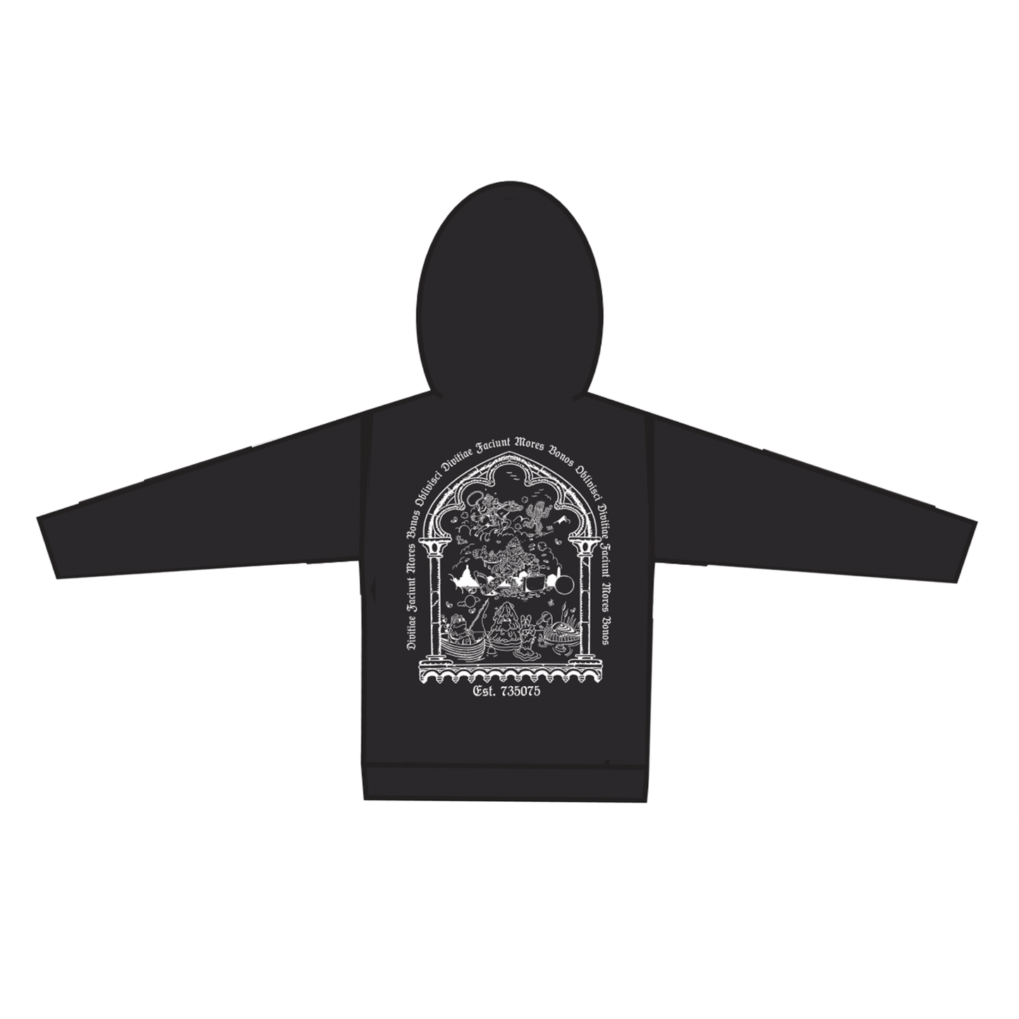 Pubkey Manners Hoodie Black