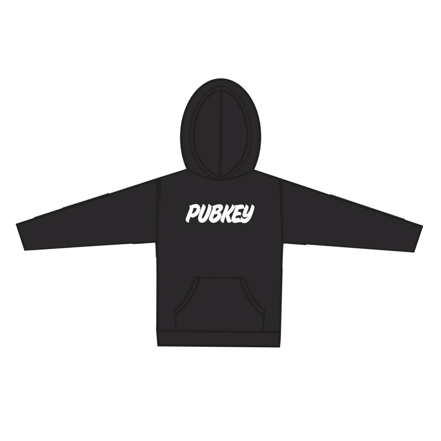 Pubkey Manners Hoodie Black