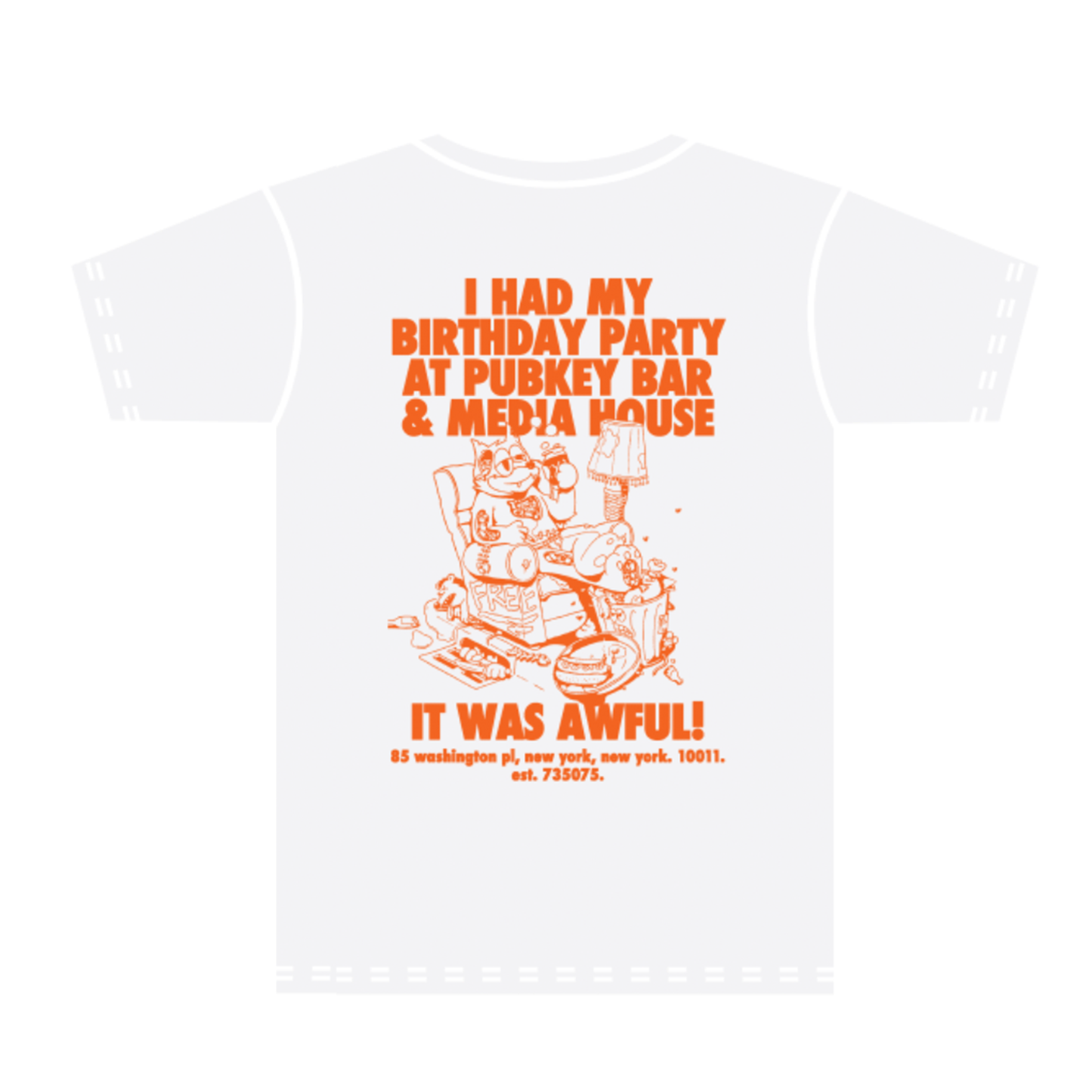 "It Was Awful" White Tee Shirt